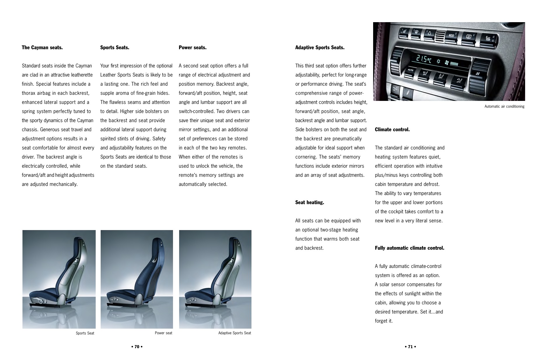 2007 Porsche Cayman Brochure Page 4